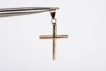 Unisex 14k Yellow Gold Cross Pendant
