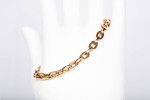 Ladies 14k Yellow Gold Oval Link Bracelet Size 6.25"