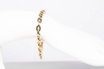 Ladies 14k Yellow Gold Oval Link Bracelet Size 6.25"
