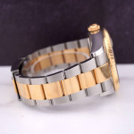 Rolex Sky-Dweller 42mm Men's 18k Yellow Gold & Steel Oyster White Dial