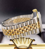 Rolex Mens Datejust 36mm 18k Yellow Gold & Steel Iced 1.75ct Diamonds