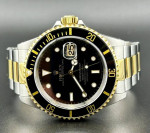 Rolex Submariner 40mm 18k Yellow Gold & Steel Black Dial Oyster 16613