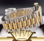 Rolex Datejust Ladies 31mm 18k Gold TRIDOR President Roman 68279BIC