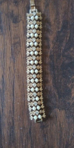 Sarah Cova Pearl and diamond bracelet