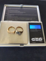 2 10K Yellow Gold Signet Rings 14.9 gr.
