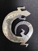 Taxco Sterling Silver Lizard Brooch/Pendant