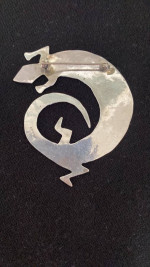 Taxco Sterling Silver Lizard Brooch/Pendant