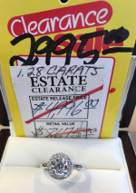 1.28 CARATS GENUINE NATURAL EARTH MINED DIAMOND