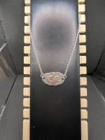 Hamsa Hand Tag chain Necklace
