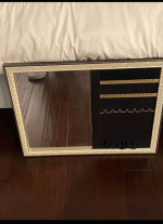 Jewelry holder w/mirror