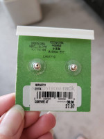 Kate Spade yellow stone/gold earrings