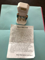 black hills gold rings/ear rings