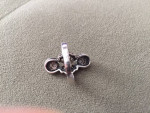 NEW Sterling Silver Marcasite and Amethyst Ring