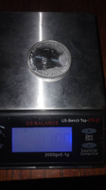 5 oz. Silver.  Genuine