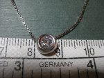 Diamond Solitaire Necklace