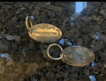 Spoiled Rotten Silver Toned Pet Dog Collar Tag Qty 2