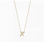 Tiffany & Co Paloma Picasso Graffiti X Cross 18k Gold Necklace Earring