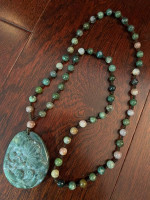 Jade pendant and necklace!