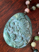Jade pendant and necklace!