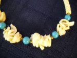 White Shell & Turquoise Bracelet