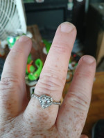 Dimond ring /necklace Dimond and butterfly necklace Dimond
