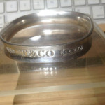 1997 Tiffany & Co. 925 Sterling Cuff Bangle Bracelet "925 T & Co.1837"