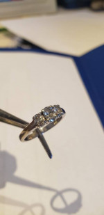 14k White Gold .74CT Diamond total weight