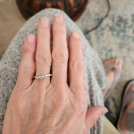 14k White Gold .74CT Diamond total weight