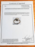 14k Yellow Gold ~ .50ctw Diamond Round (.30ct center) Halo Ring