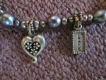 Charm Bracelet Sterling Silver Hearts Feather Life Dove Angel Arrow