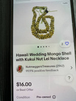 Mongo shell Necklace