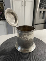 Silver Plated canister