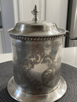 Silver Plated canister
