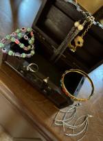 Bracelets Earrings Ring Necklace Bangle