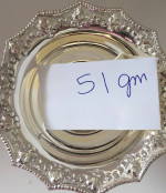 Sterling Silver Bowls Spoon Indian Handmade