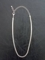 Silver Necklace 11" Waterproof