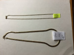 Gold necklaces