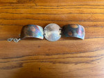 Silver dollar bracelet