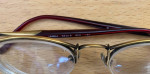 Kata Umbra women's eyeglasses red and gold