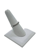 10K White Gold Lady's Ring .13CTW  1.4Grams Size 7.5