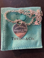 Tiffany & Co. "Please Return to" Heart (LARGE) Pendant 16"