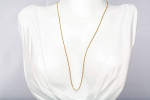 Ladies 14k Yellow Gold Dainty Rope Chain 16"