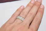 10k White Gold Diamond Ring