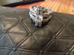 14 karat gold diamond ring white gold