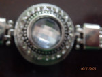 Snap Jewelry Toggle Silver Plated Strand Bracelet