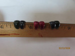 3 pair metal earrings