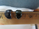 3 pair metal earrings