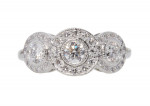 Tiffany Co. Diamond Circlet Ring in Platinum - Engagement / Wedding / Anniversar