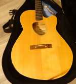 Ferrington Guitar Solid Spruce Top Elec/Cutaway- Maple back / Sides