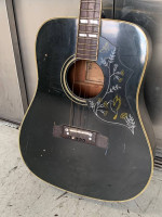 Vtg 70’s Ibanez 684BK Concord Hummingbird Acoustic Guitar For Repair
